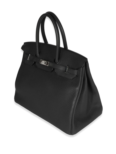 Pre-owned Hermes  Birkin 35 Handbag In Black