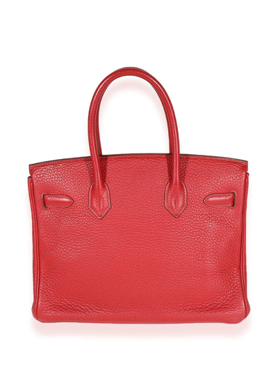 Pre-owned Hermes  Birkin 30 Handbag In Red
