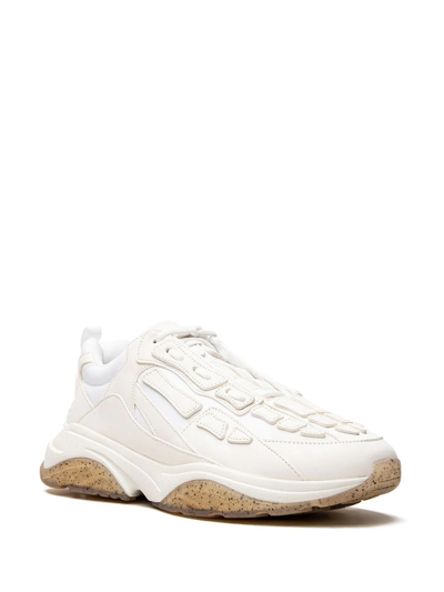 Shop Amiri Bone Runner Chunky Sneakers In White