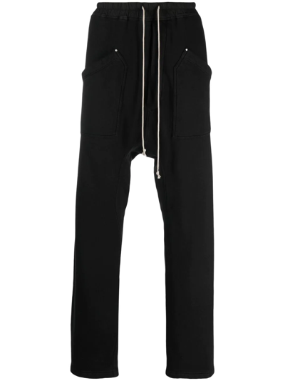 Shop Rick Owens Drkshdw Drop-crotch Trousers In Black