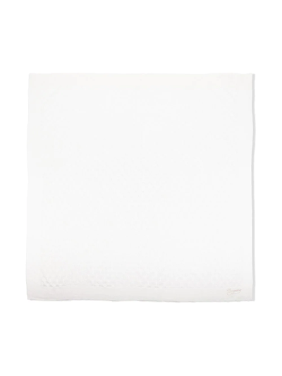 Shop Bonpoint Logo-print Blanket In Neutrals
