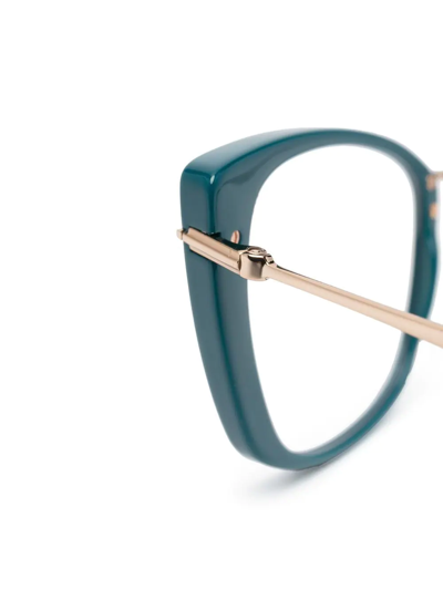 Tom Ford Cat-eye Frame Optical Glasses In Blau