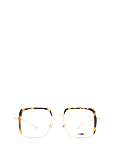 Shop Kaleos Bell Gold & Dark Havana Glasses