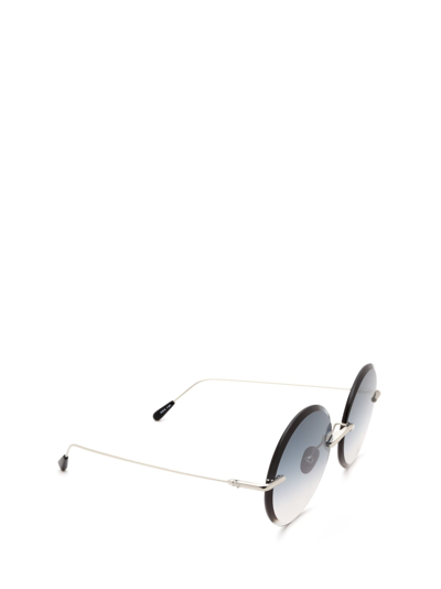 Shop Kaleos Glass Silver Grey Sunglasses