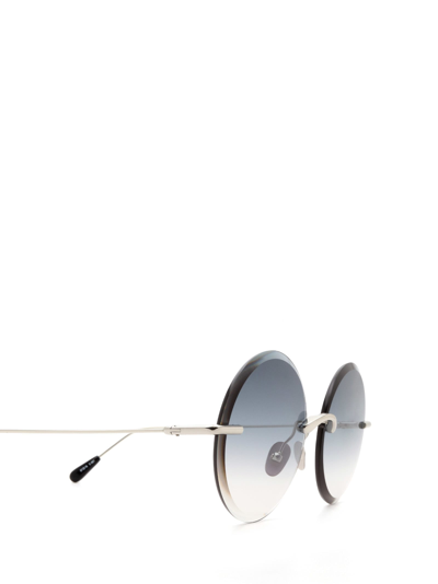 Shop Kaleos Glass Silver Grey Sunglasses
