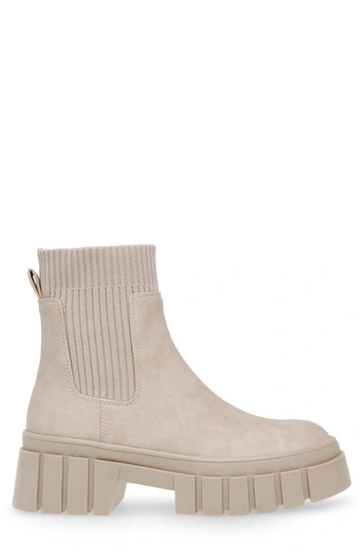 Shop Dolce Vita Romy Ribbed Knit Chelsea Boot In Ivory