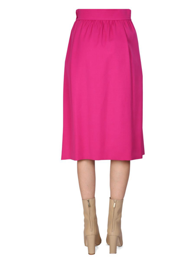Shop Moschino Women's Purple Other Materials Skirt