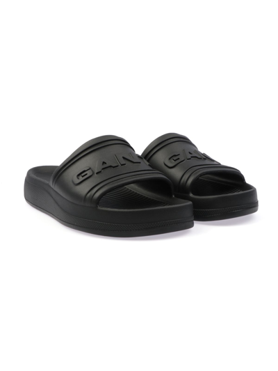 Shop Gant Men's Black Polyurethane Sandals
