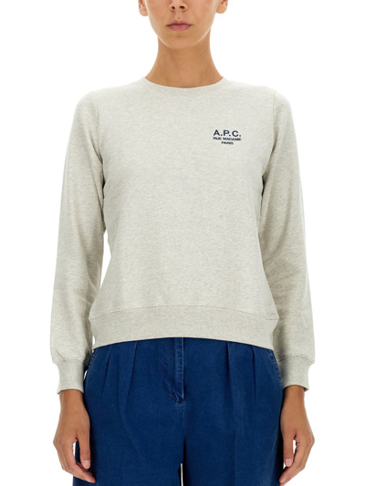 Shop Apc A.p.c. Women's Pink Other Materials Sweatshirt