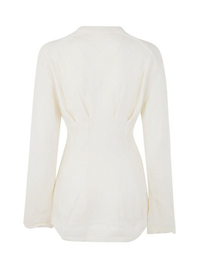Shop Comme Des Garçons Women's White Other Materials Sweater