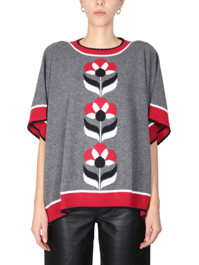 Shop Boutique Moschino Women's Grey Other Materials Sweater