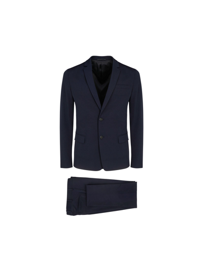 Shop Prada Men's Blue Other Materials Suit