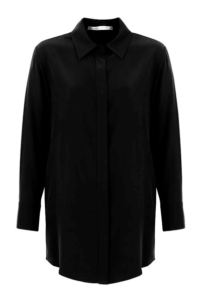 Shop Natalie Chapmann Relaxed Fit Dress Shirt With Side Pockets