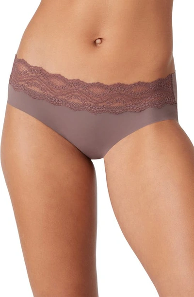 Shop B.tempt'd By Wacoal B.bare Hipster Panties In Peppercorn