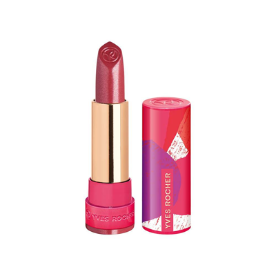 Shop Yves Rocher Pearly Lipstick In Red