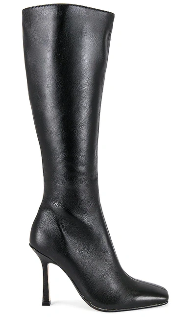 Shop Tony Bianco Havana Heeled Boot In Black Nappa