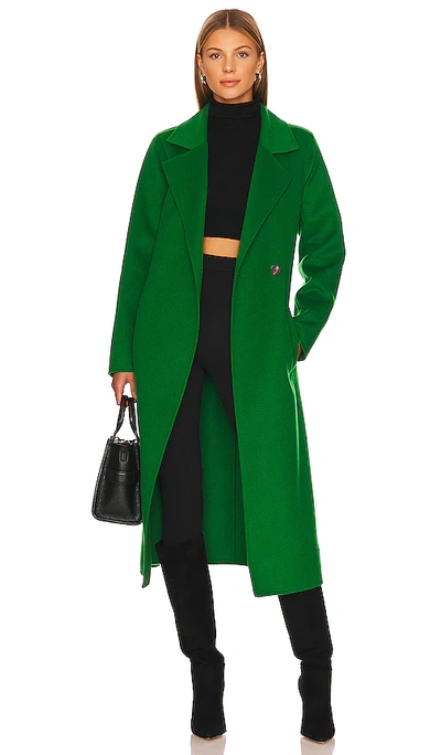 Shop Lamarque Vanessa Coat In Vibrant Green