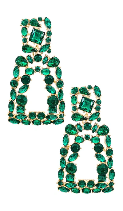 Shop 8 Other Reasons Bling Bling Earrings In Emerald