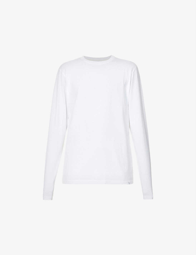 Shop Norse Projects Niels Regular-fit Cotton-jersey T-shirt In White