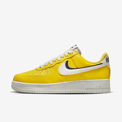 Shop Nike Men's Air Force 1 '07 Lv8 Shoes In Yellow