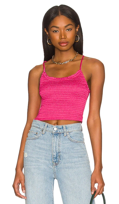 Shop Free People Right On Cami In Fuchsia