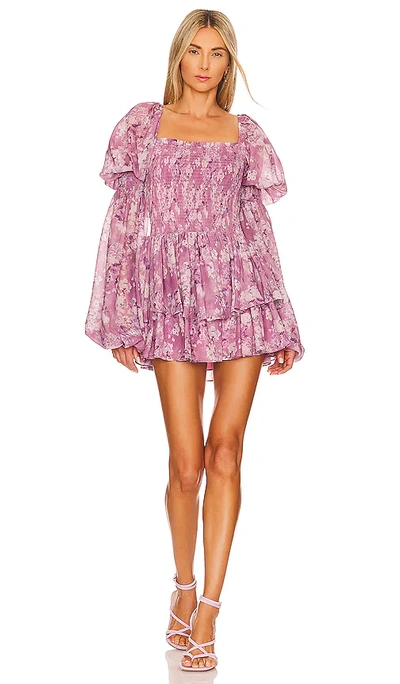 Shop Caroline Constas Alexa Dress In Pink