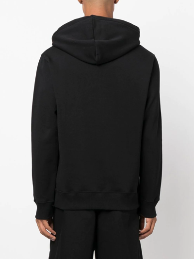 Etudes Studio Klein Logo-patch Hoodie In Schwarz