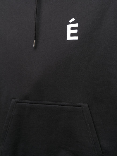 Etudes Studio Klein Logo-patch Hoodie In Schwarz