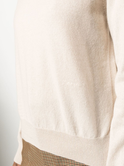 Shop Marni Cashmere Long-sleeve Jumper In Nude