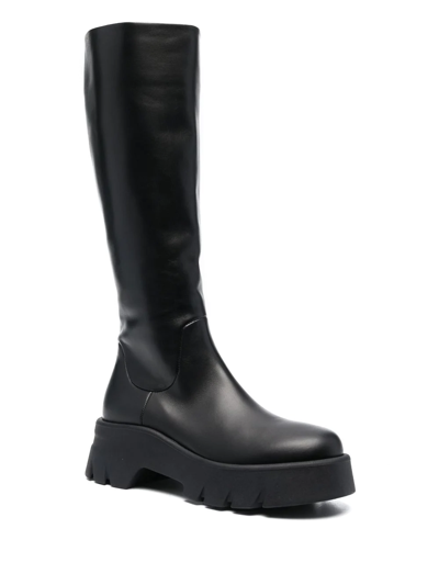 Shop Gianvito Rossi Montey 20mm Knee-high Boots In Schwarz
