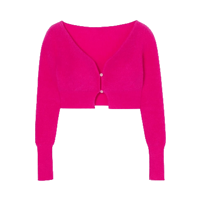 Pre-owned Jacquemus Le Cardigan Alzou 'pink'