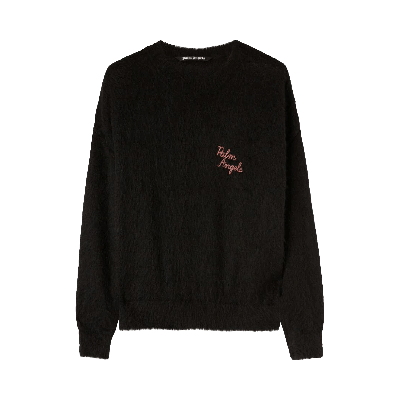 Pre-owned Palm Angels The Palm Sweater 'black/fuchsia'