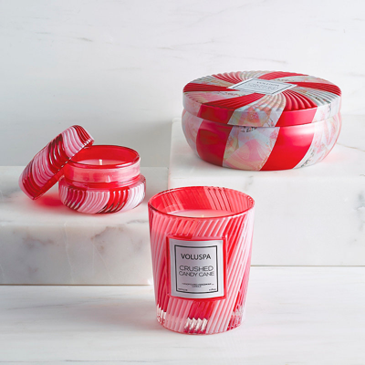 Frontgate Voluspa Crushed Candy Cane Candle Collection
