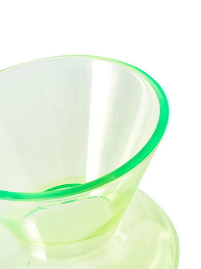 Polspotten Fat Neck Vase In Green