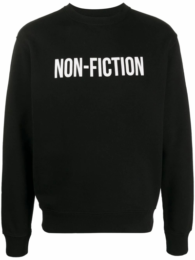 Shop Off-white Men's Black Cotton Sweatshirt