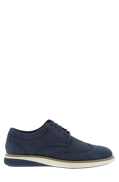 Shop English Laundry Prince Wingtip Derby In Navy
