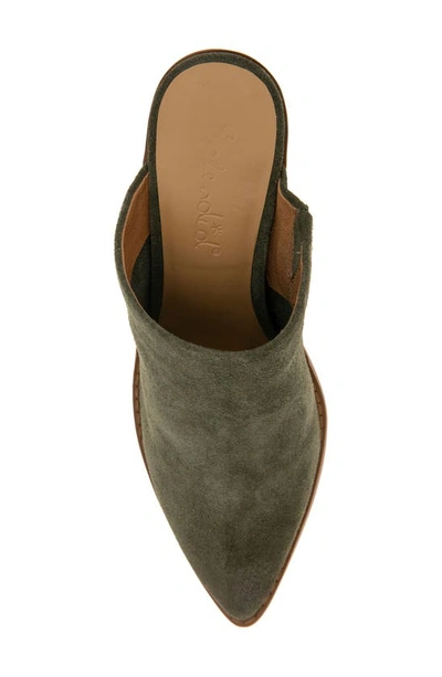 Roxana Suede Bootie In Olive