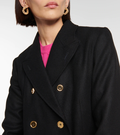 Shop Patou Wool And Cashmere Blazer In Black