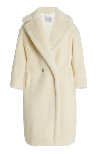Shop Max Mara Women's Tedgirl Oversized Alpaca-wool Coat In White