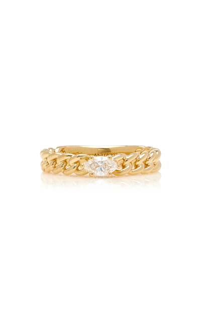 Shop Anita Ko 18k Yellow Gold Diamond Chain Link Ring