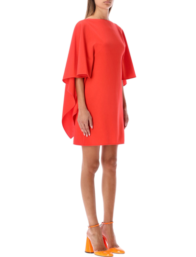 Shop Attico Sharon Mini Dress In Red