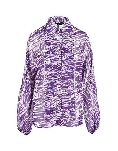 Shop Alessandro Dell'acqua Shirts Women's Violet Shirt In Purple