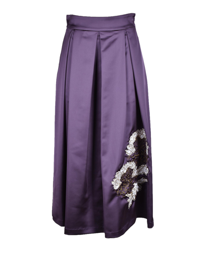 Shop Alessandro Dell'acqua Skirts Women's Violet Skirt In Purple
