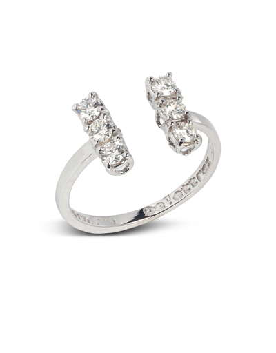 Shop Bernard Delettrez Designer Rings Gold Ring With Diamonds In Doré