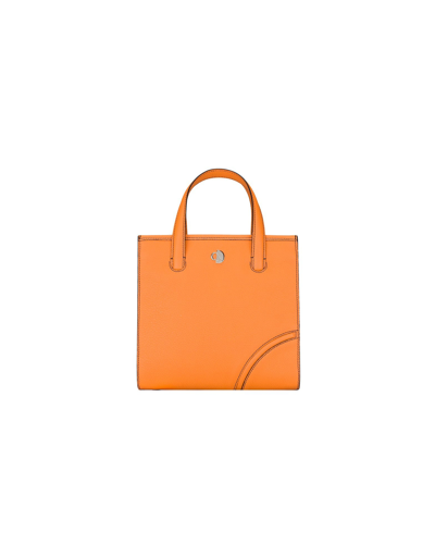 Shop Chiara Daverio Handbags Giannina In Orange