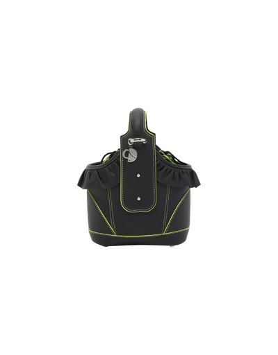 Shop Chiara Daverio Handbags Mirandola In Black