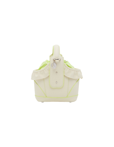 Shop Chiara Daverio Handbags Mirandola In White
