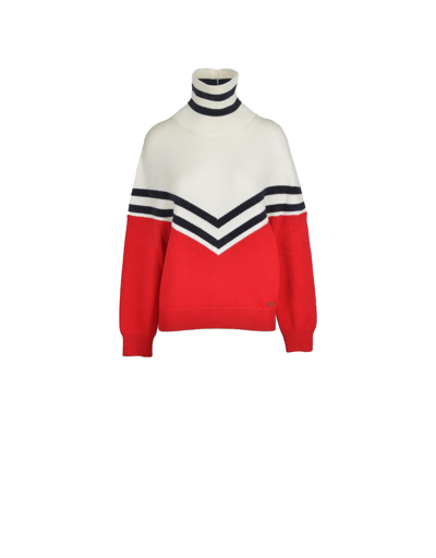 Shop Dsquared2 Knitwear Women's White / Red Sweater