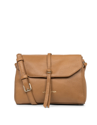 Shop Lancaster Designer Handbags Dune Crossbody Bag In Camel