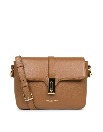 Shop Lancaster Designer Handbags Foulonne Milano Small Crossbody Bag In Camel